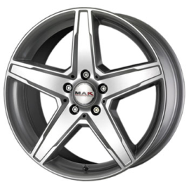 5x112 19x9.5 ET58 Stern Sil 66.6 MAK ALU KERÉKTÁRCSA