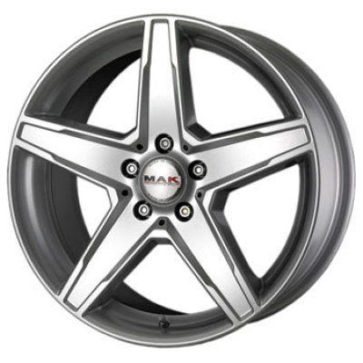 5x112 19x9.5 ET58 Stern Sil 66.6 MAK ALU KERÉKTÁRCSA