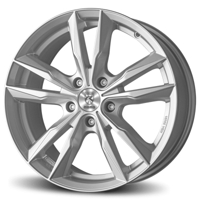 5x100 17x7.5 ET40 Fast Sil 72.3 Reds by MOMO ALUFELNI