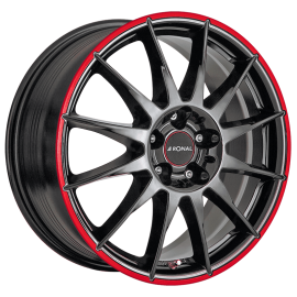 5x112 17x8 ET35 R54 Black RL 76 Ronal ALUFELNI
